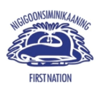 Nigigoonsiminikaaning First Nation crest
