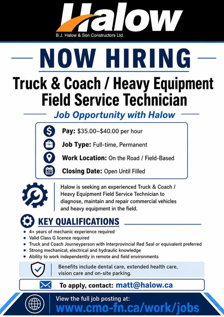 🚨 NOW HIRING | JOB OPPORTUNITY WITH HALOW 🚨 Our Joint Venture partner Halow is hiring a Truck & Coach / Heavy Equipmen