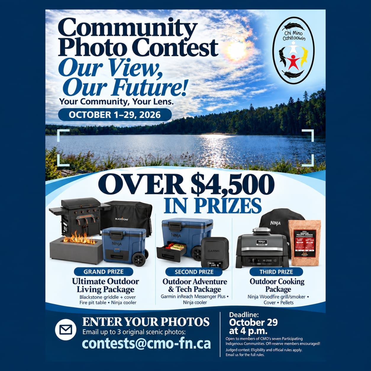 📸 Your Community. Your Lens. A favourite shoreline, autumn colours or a quiet trail—what view will you share in CMO’s C
